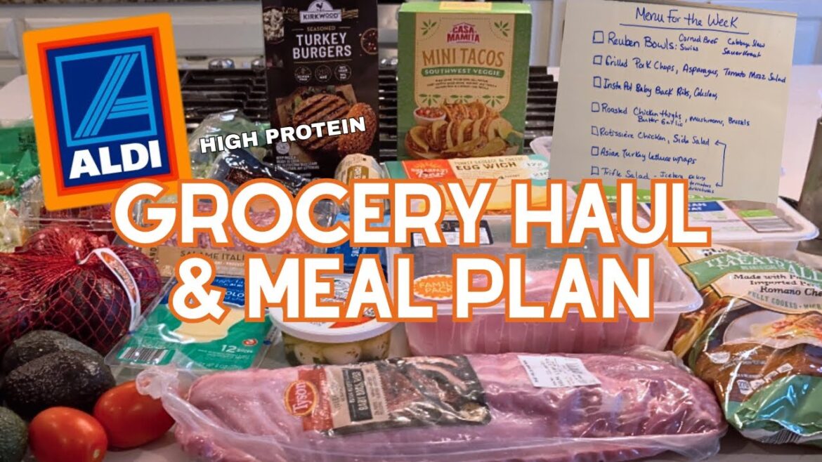 ALDI GROCERY HAUL + Weekly Meal Plan: Stocking Up After Vacation
