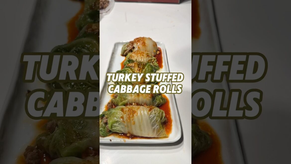 TURKEY Stuffed Cabbage Rolls Recipe You'll LOVE!