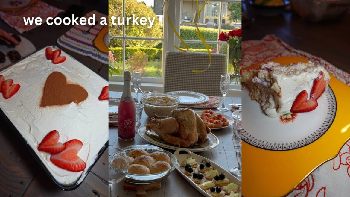 we cooked a turkey... | THAT GIRL DINNER PARTY (chocolate truffles, tres leches + bruschetta)