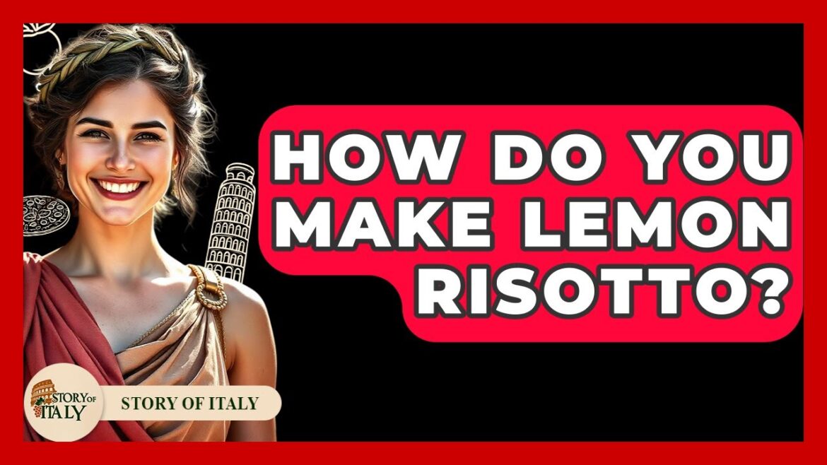 How Do You Make Lemon Risotto? - Story Of Italy