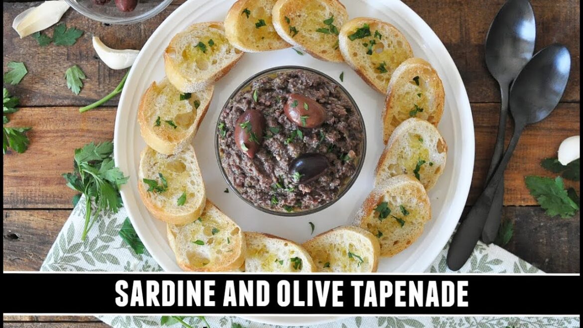 Got Canned Sardines? Make this Delicious Sardine & Olive Tapenade