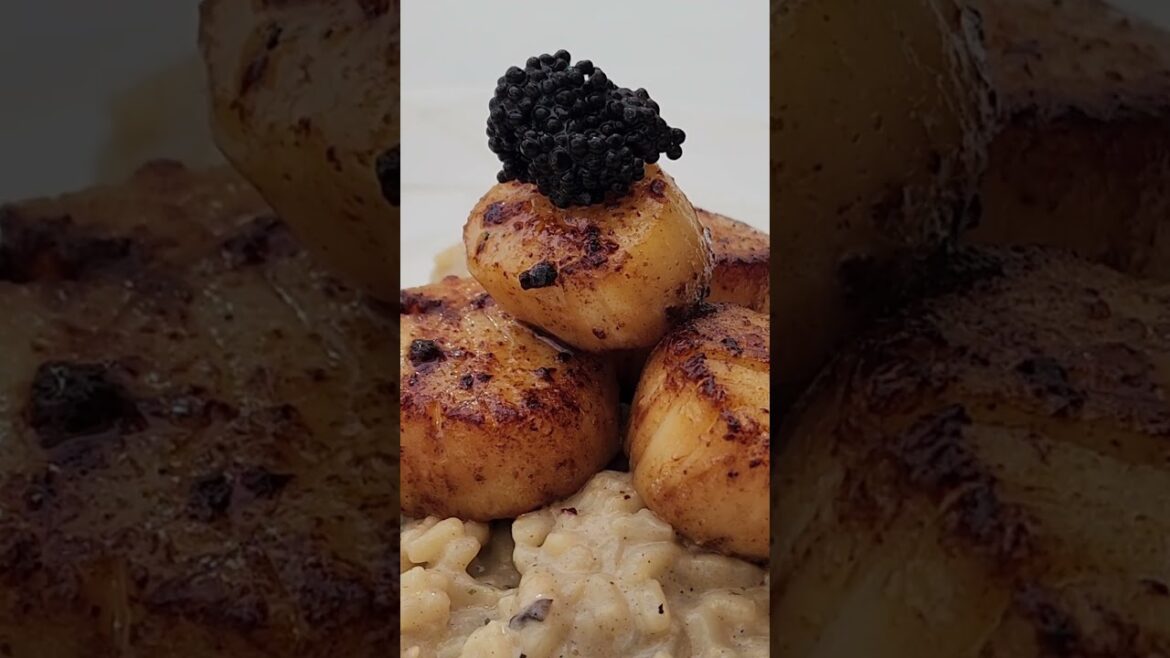 Scallops Mushroom Risotto