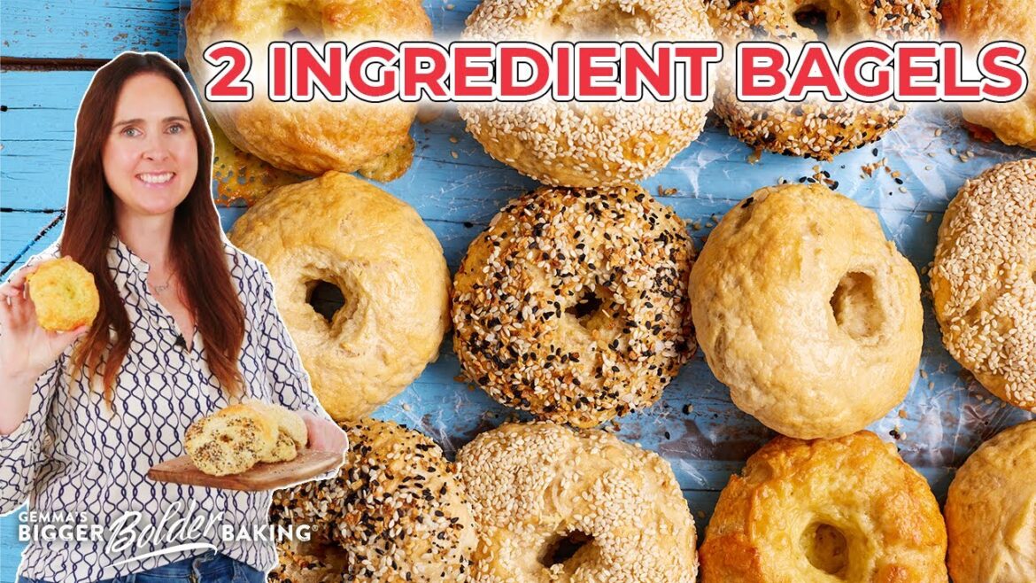 2-Ingredient Bagel Recipe | No Yeast, No Rise, Just Bake! 2-Ingredient Bagel Recipe | No Yeast, No Rise, Just Bake!