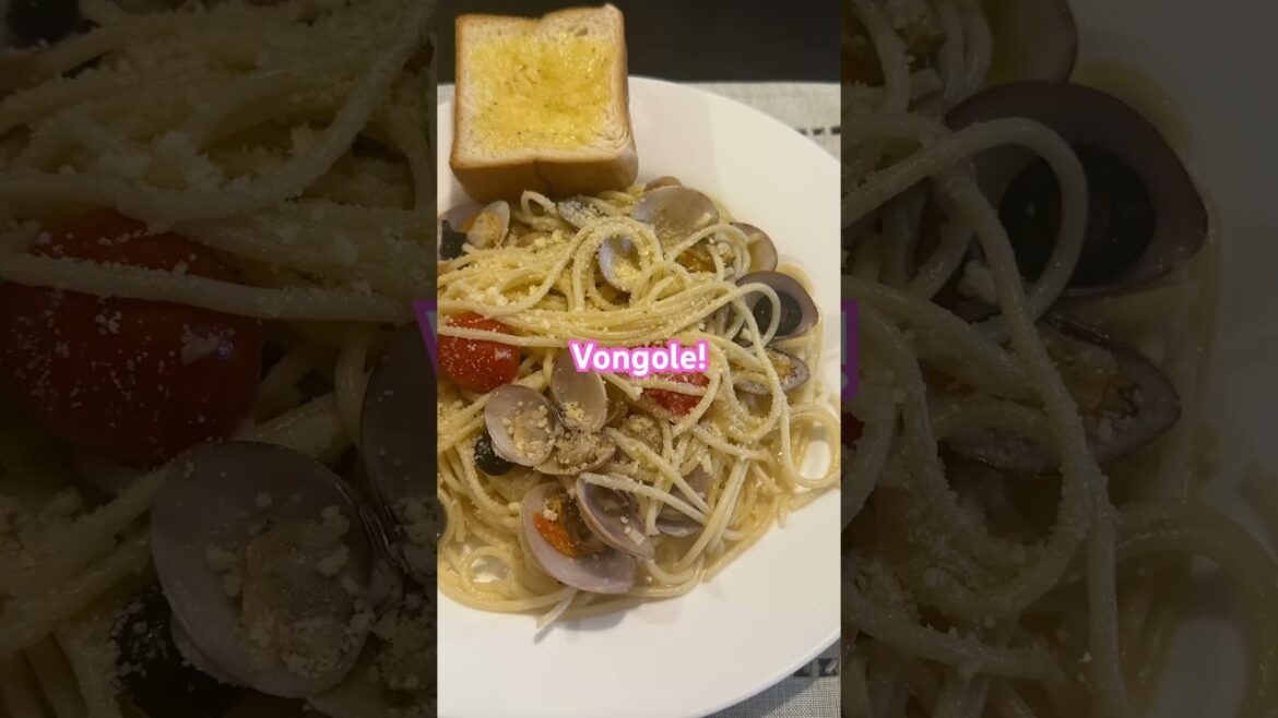 Meal of the day, Spaghetti Vongole! #foodie #vogole