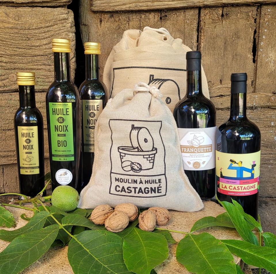 Stop off at family-run mill Moulin Castagné for a bottle of walnut oil