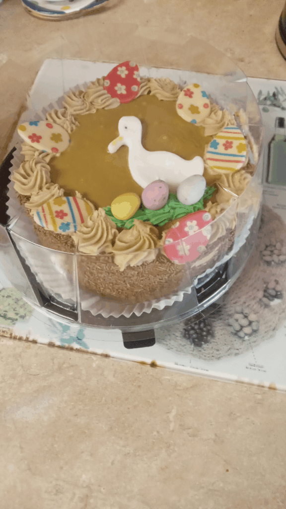 Easter Coffee butter cream cake