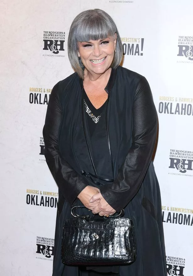 Dawn French attends the "Oklahoma!" West End opening night at the Wyndham's Theatre on February 28, 2023 in London, England.
