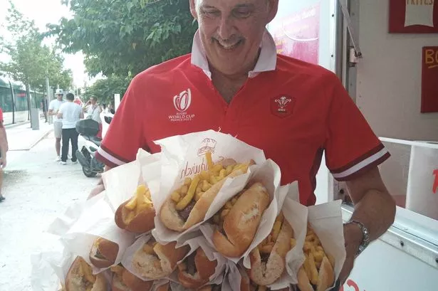 He has become known as the 'infamous sandwich man'