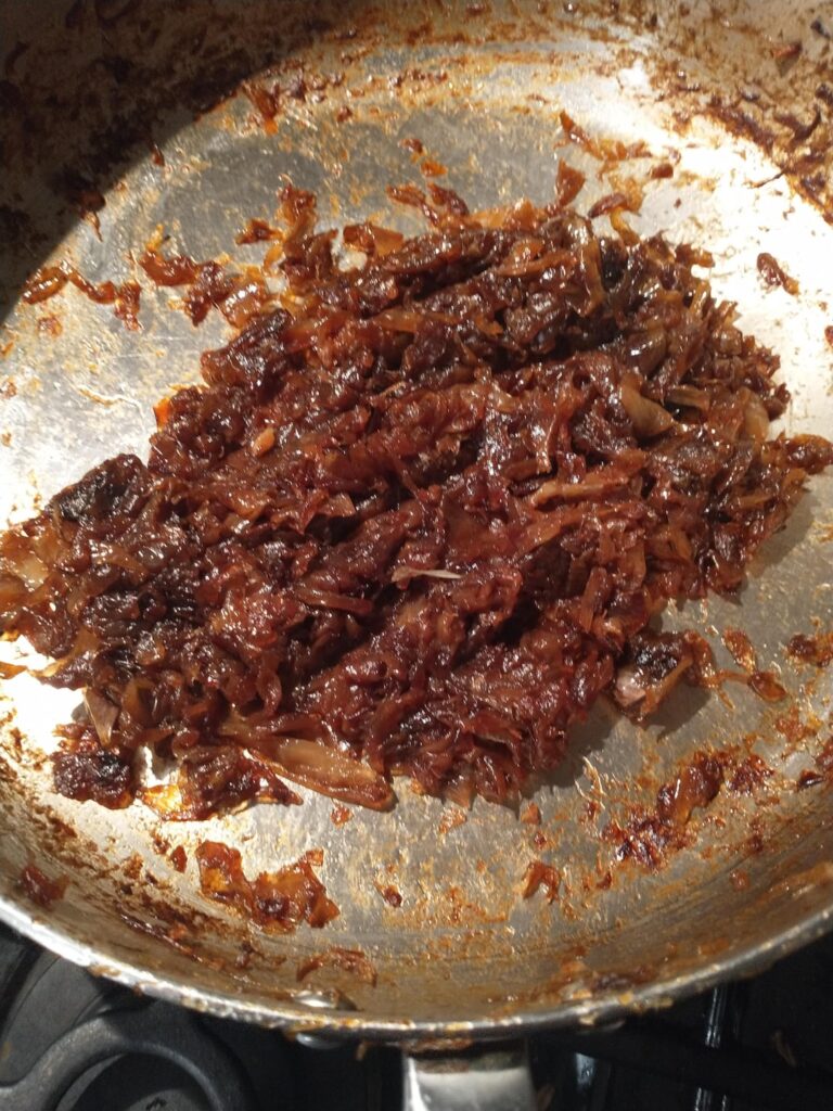 First time caramelizing onions. Came out fantastic.