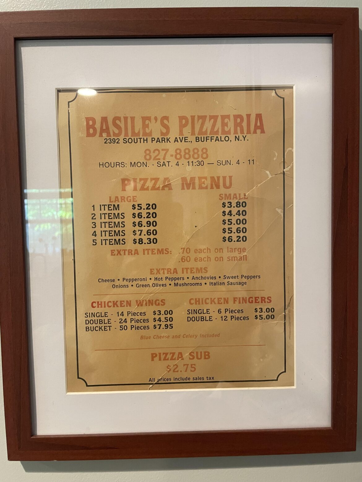 The only thing hanging on my kitchen wall