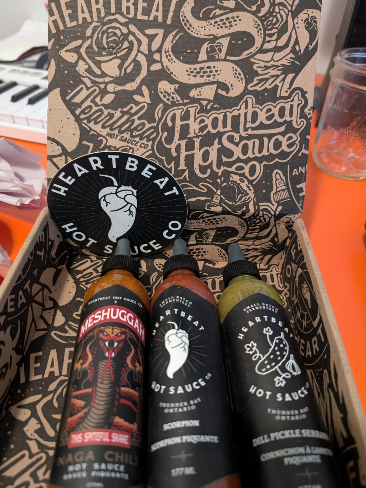 If I like a band, I'll try their hot sauce. This one didn't disappoint.