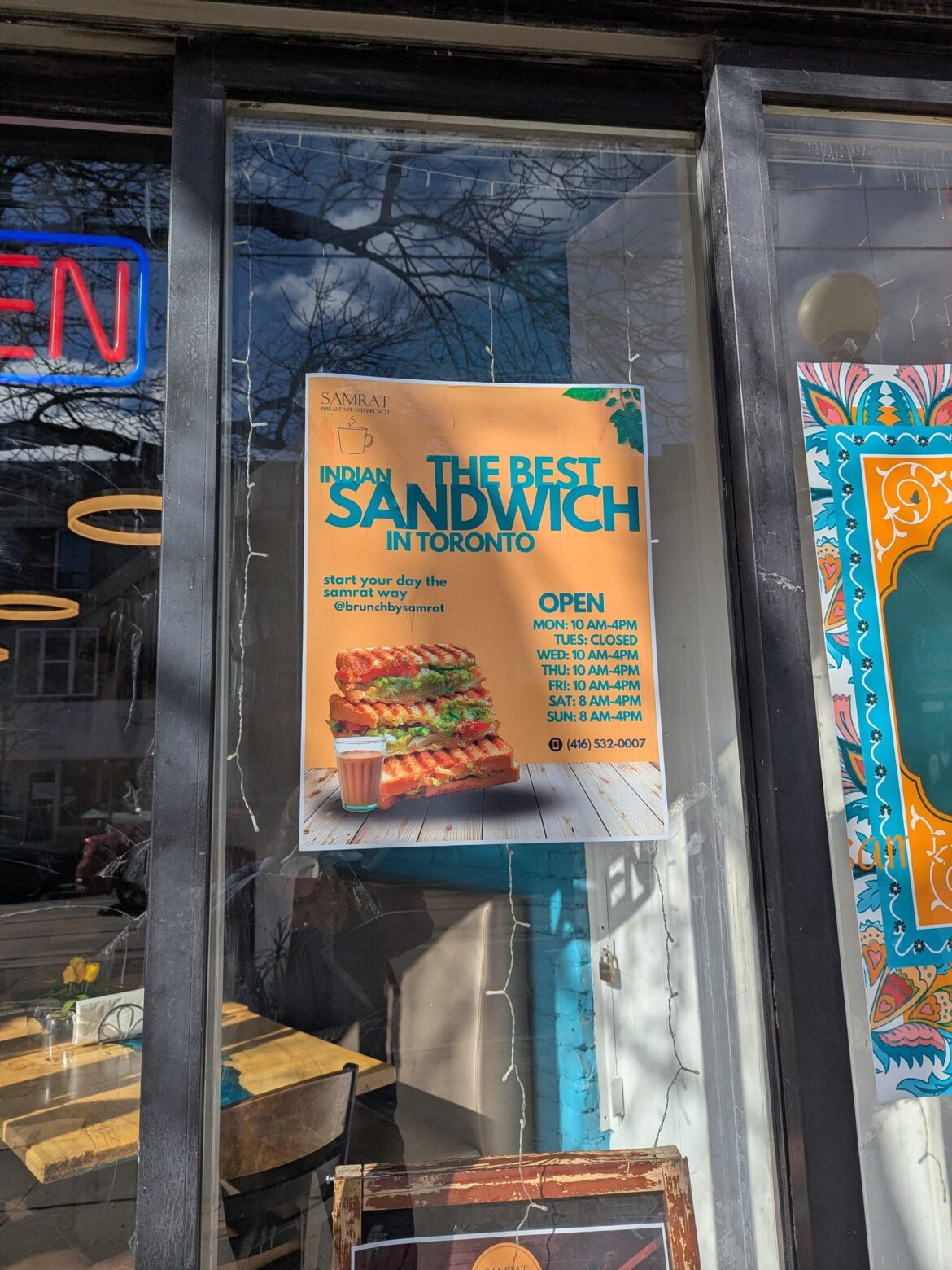 Has anyone tried Kalyug on Dundas West or Samrat on College St?