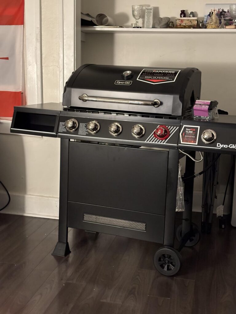 I just got my very first BBQ grill today, and I’m very proud!