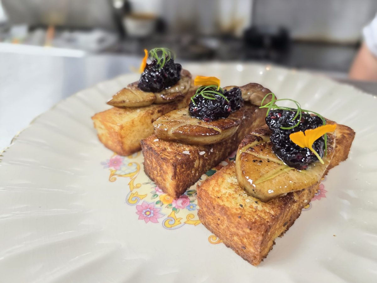 BeauSoleil's seared foie gras. Photo by Mario-Sebastian Berry.