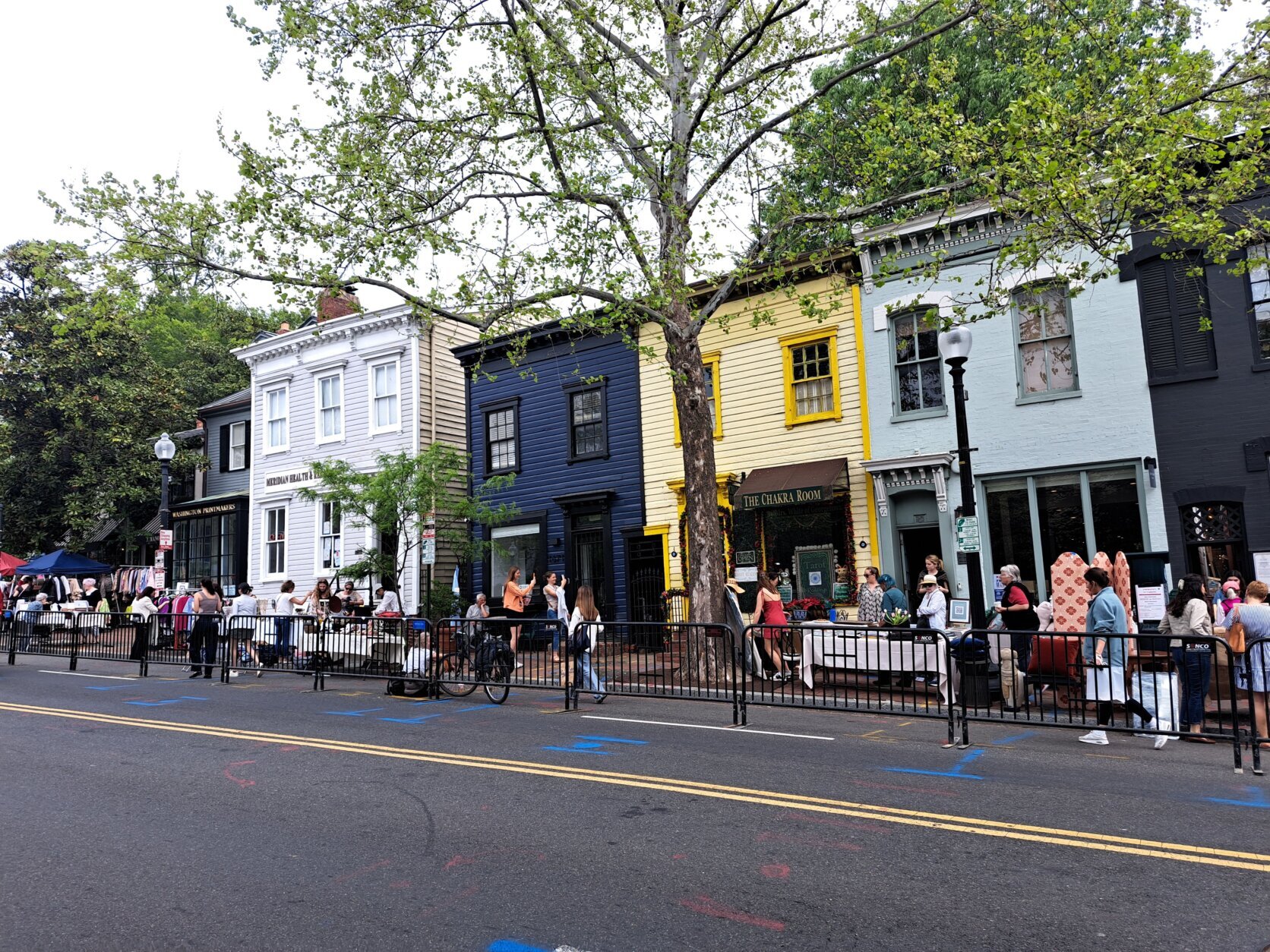 DC area locals participate in the 22nd annual Georgetown French Market on April 26, 2025.