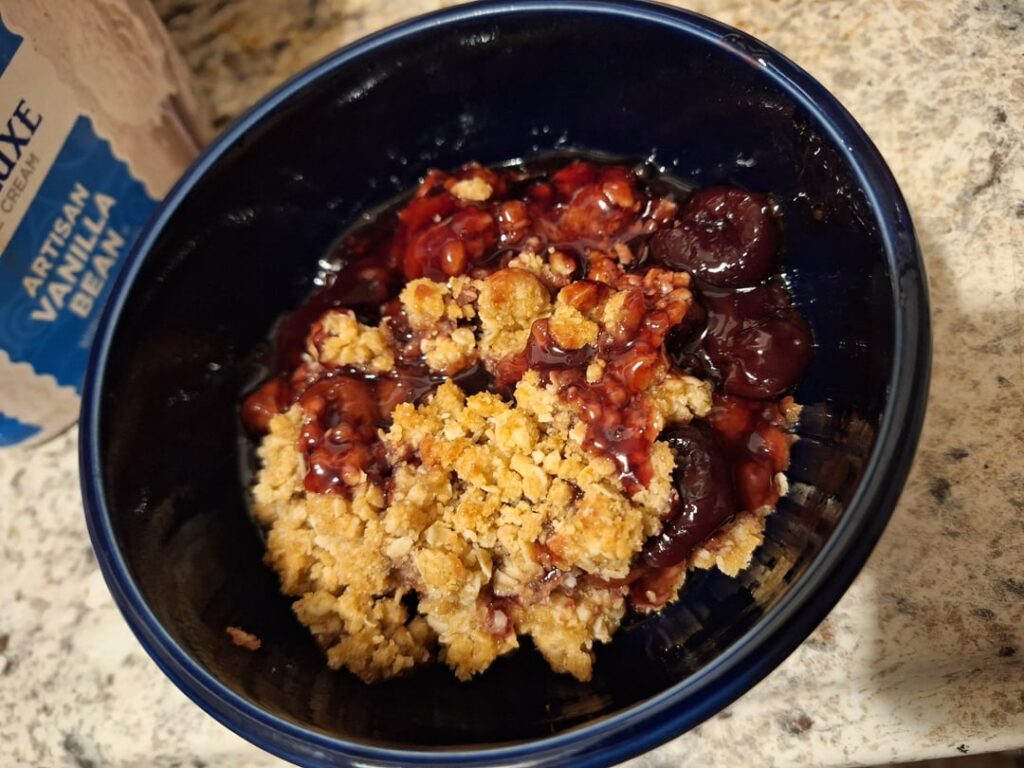 Cherry crisp
