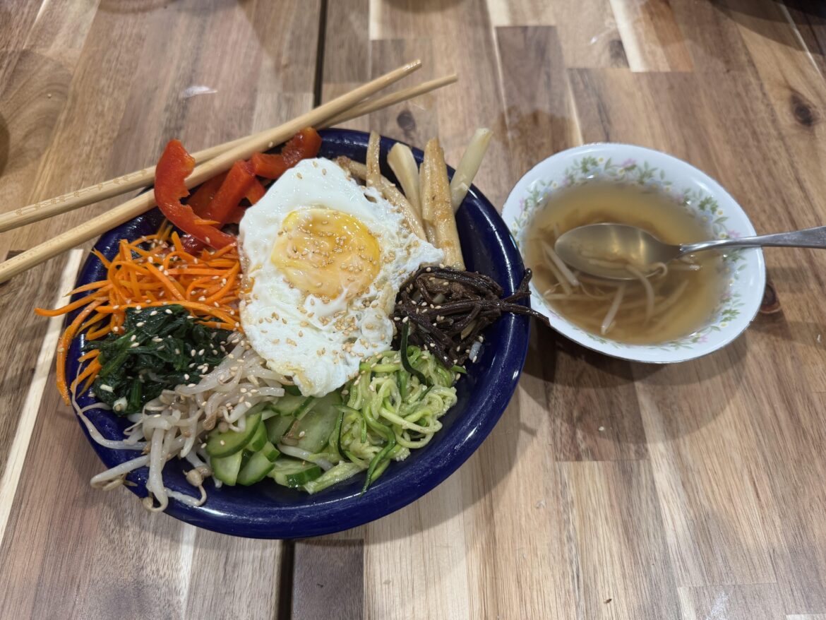 My 15 year old requested bibimbap. I’d never made Korean cuisine before.