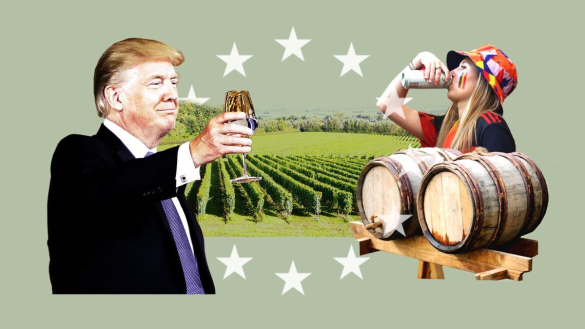 EU beer and winemakers fear business will dry up under Trump’s tariffs