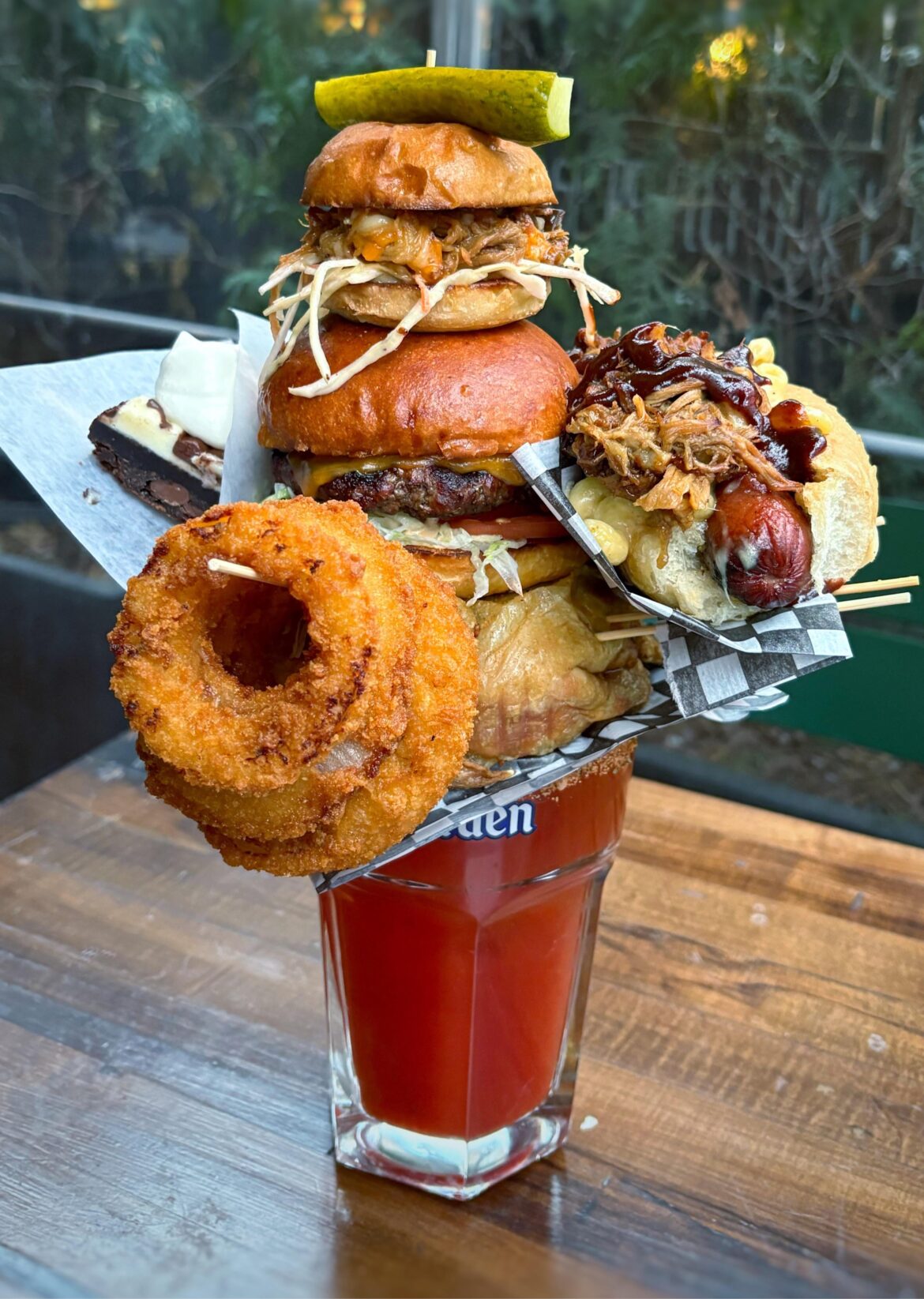 Eating Canadian foods for 20 days straight. Day 19: the $60 caesar @ Score on King