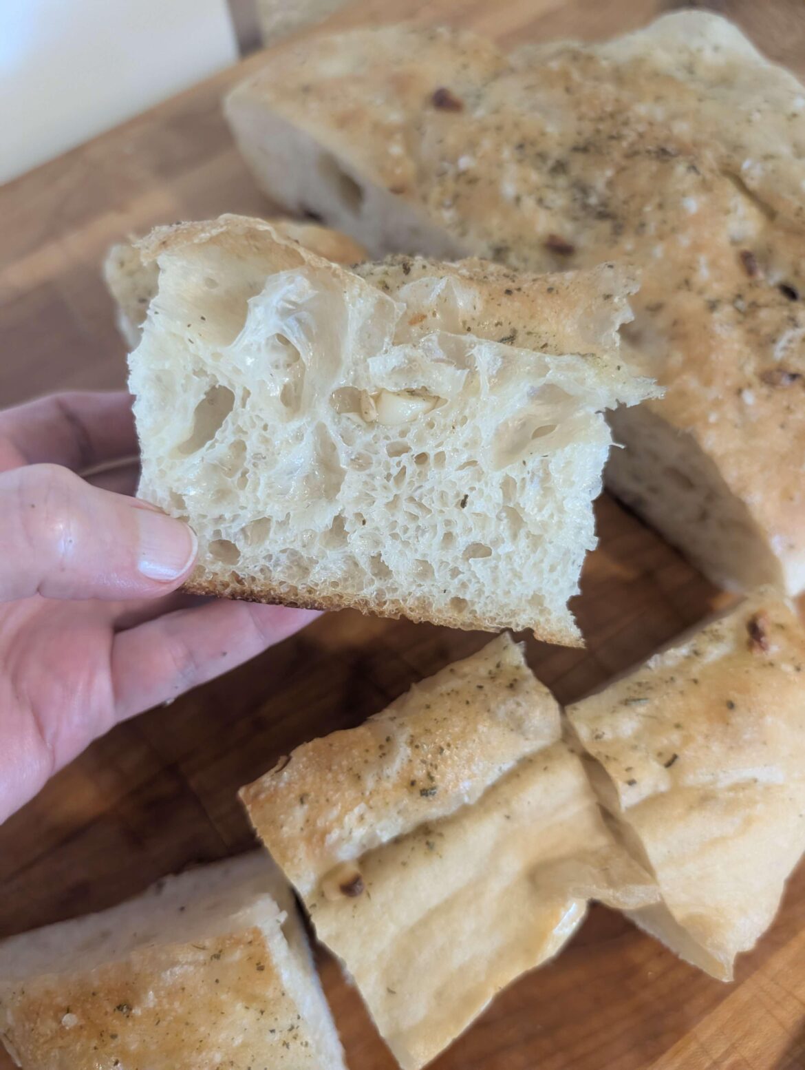 My wife's focaccia.