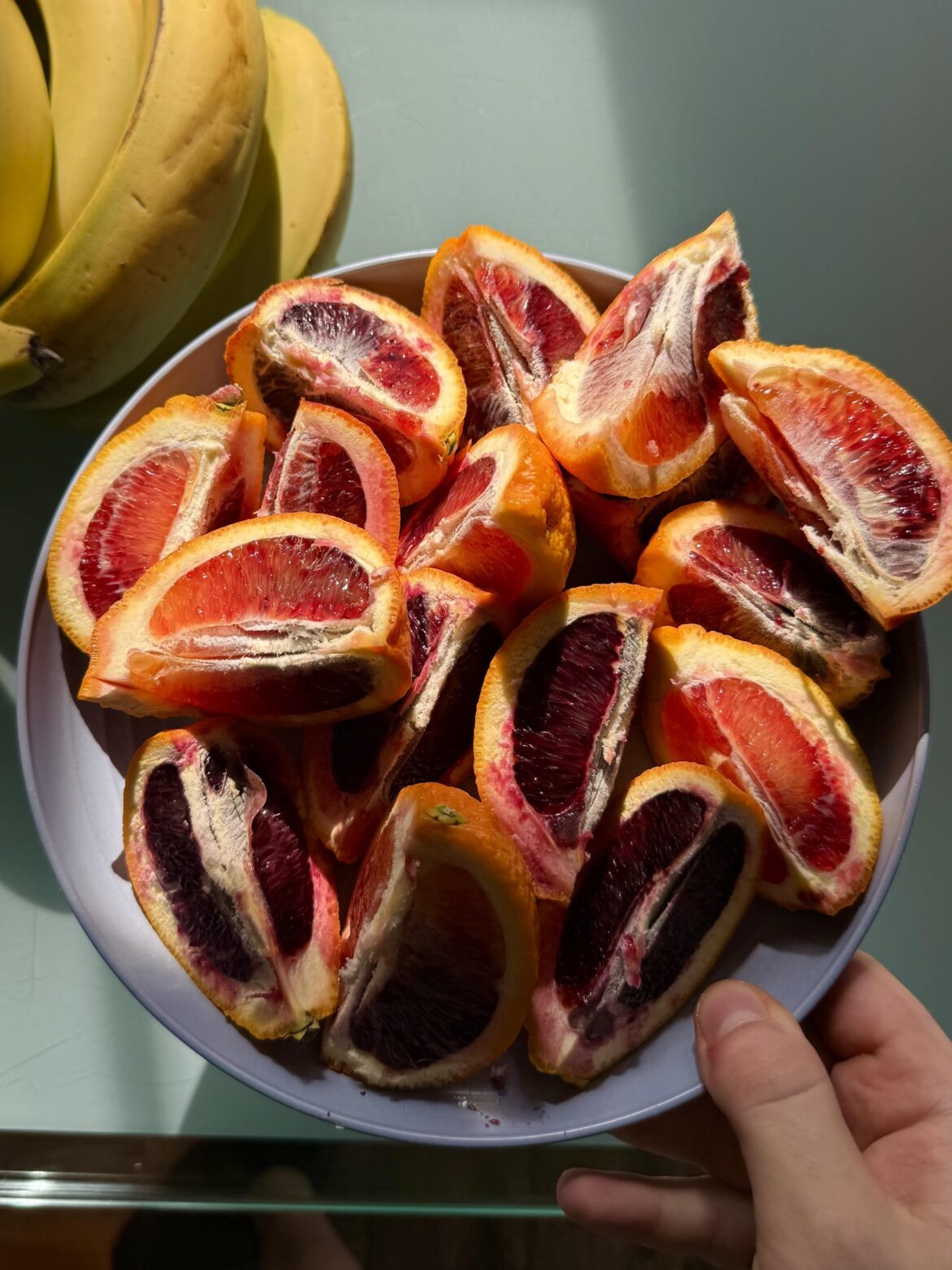 4 Blood Oranges 230 calories