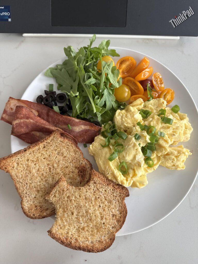 Breakfast 350 cals