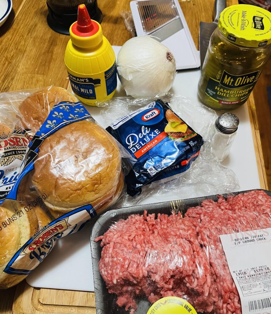 Oklahoma fried onion burger