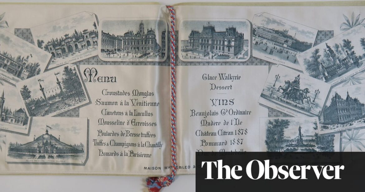 ‘History is written at the dining table’: what 4,000 menus tell us about royals, politicians and society | France