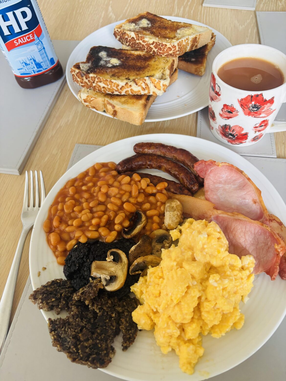 London Marathon Breakfast!  (Not running it obviously, watching from the sofa) 😉👊👊