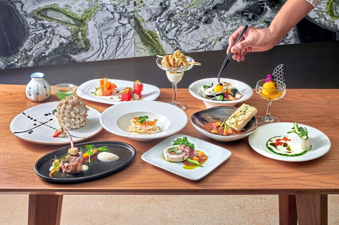 French-Italian tasting menu with Malaysian influences
