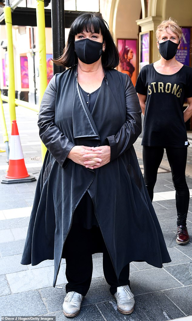 Scam: The ads that are reportedly being flogged with her image say that Dawn's 'magical transformation' was due to the 'right mix of low carbohydrates and excessive fat' found in the keto pills (pictured last September)