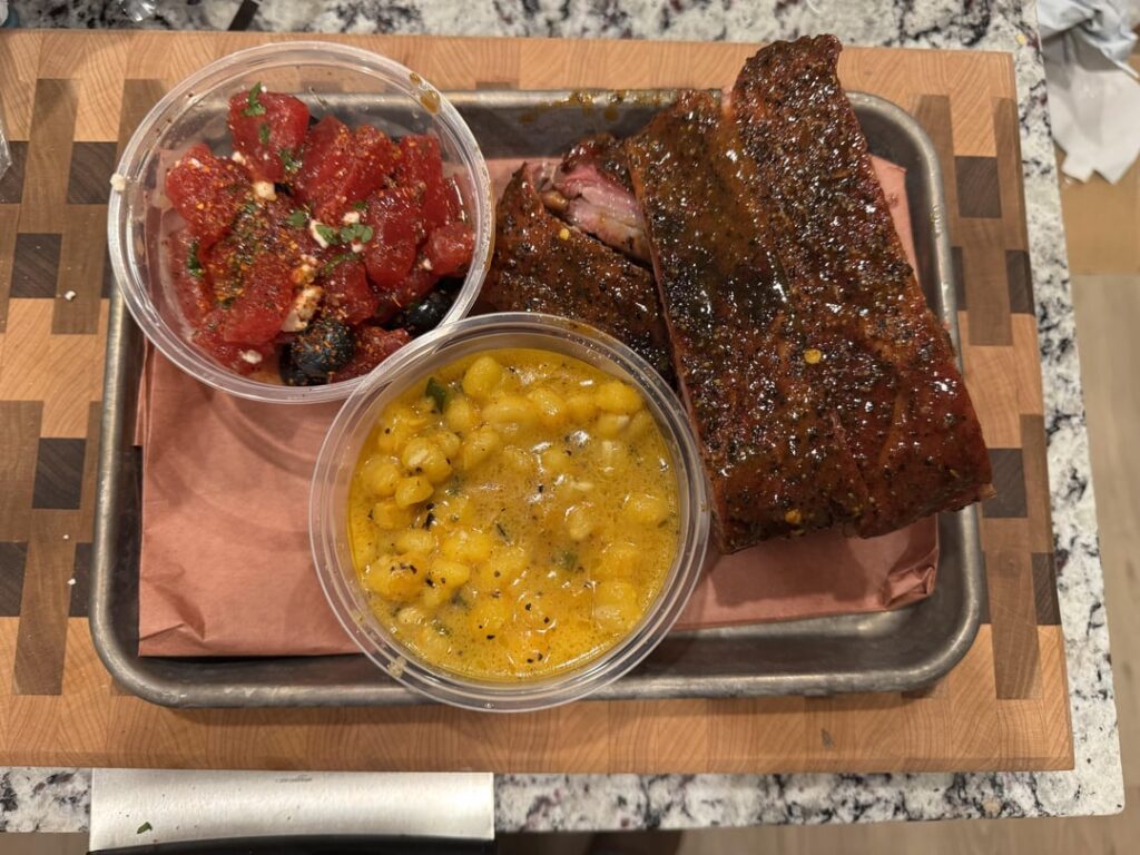 I’m really proud of this plate of BBQ for Easter
