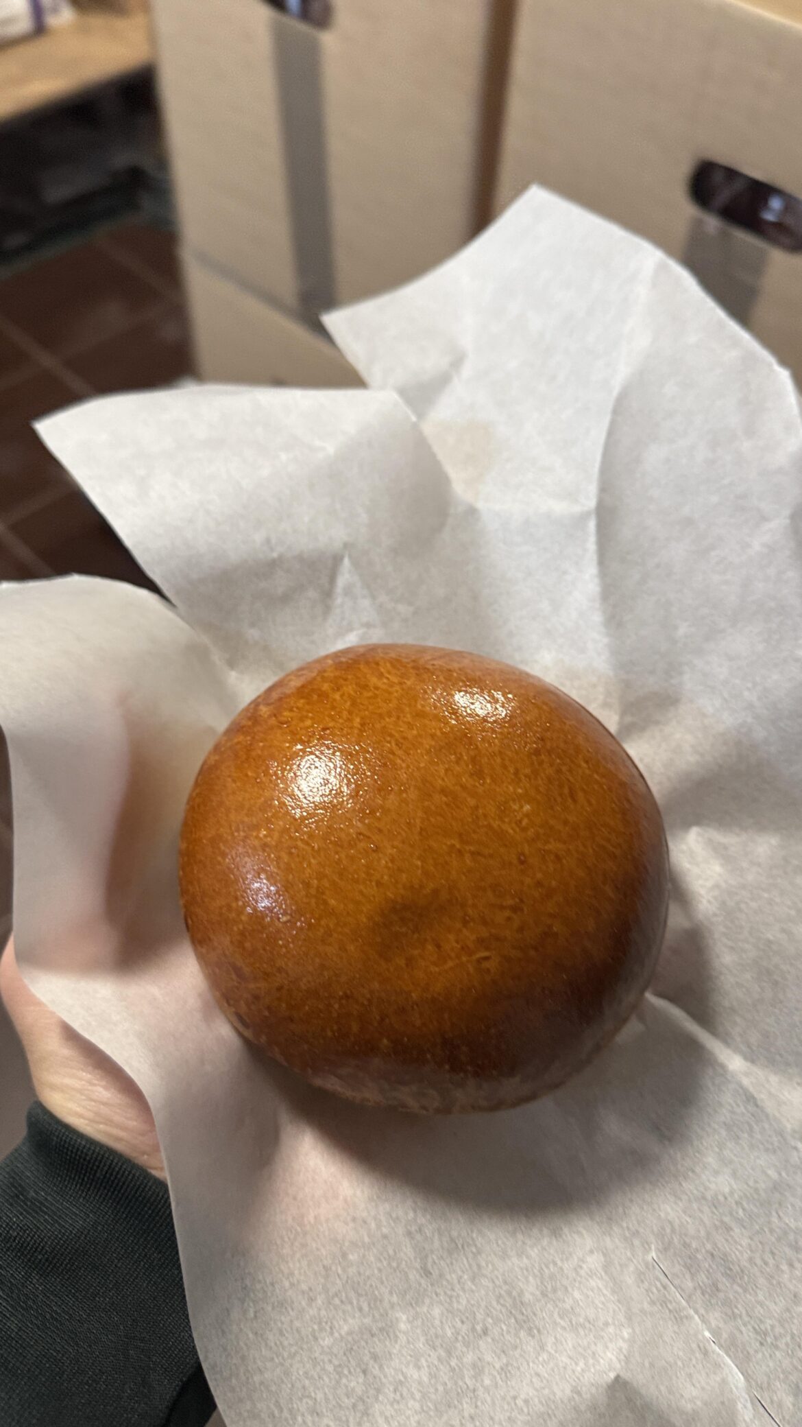 Just made 200 burger buns , for the end of the day, i m tired. Takin this home to enjoy it