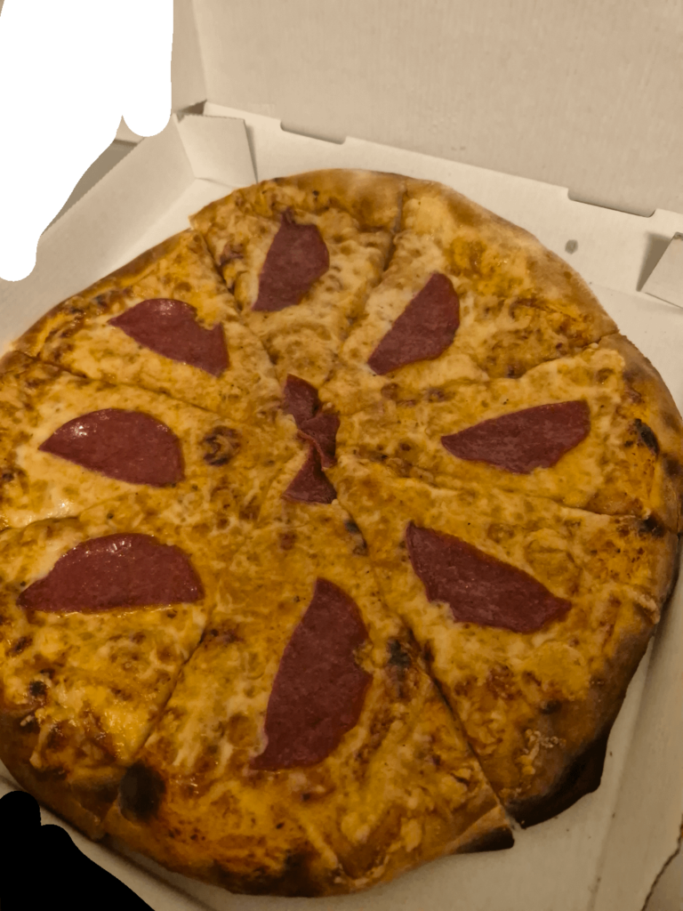 600 calories for 3 slices of pizza?