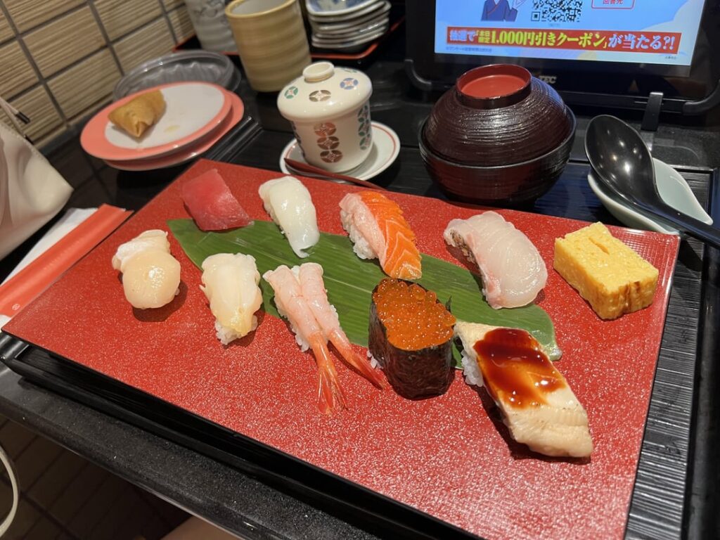 In Japan, I must eat sushi at least once every day.