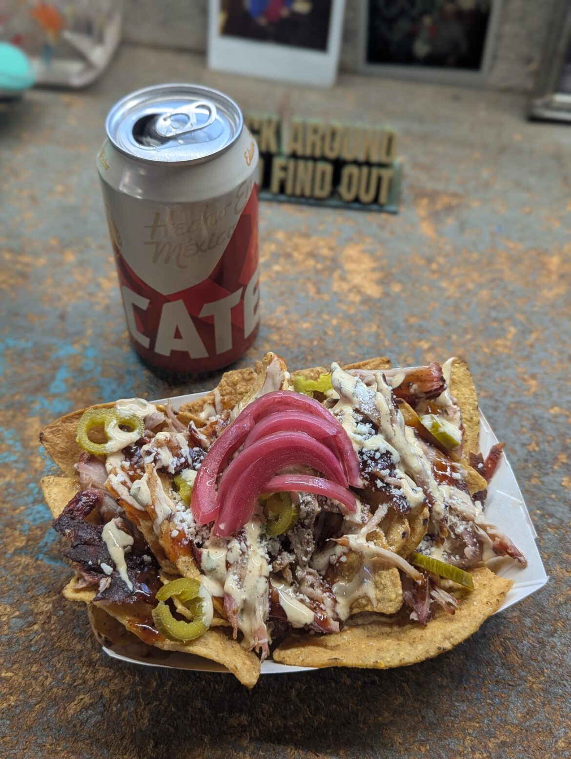 Pulled pork nachos cuz