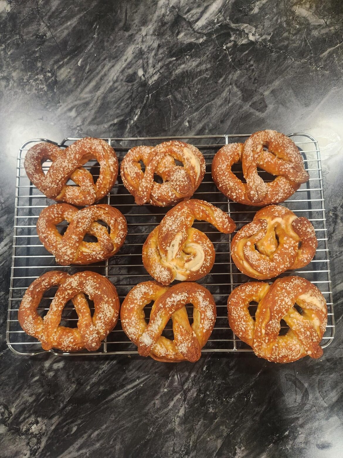 Second attempt at making pretzels