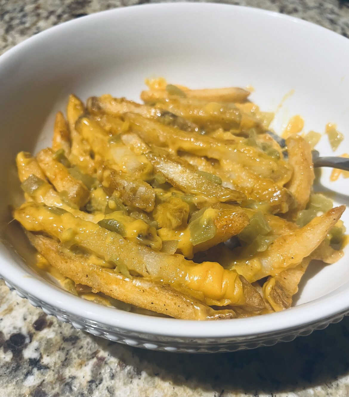 Green chile cheese fries 🌶️ 🧀 🍟 💚 Green chile cheese fries 🌶️ 🧀 🍟 💚