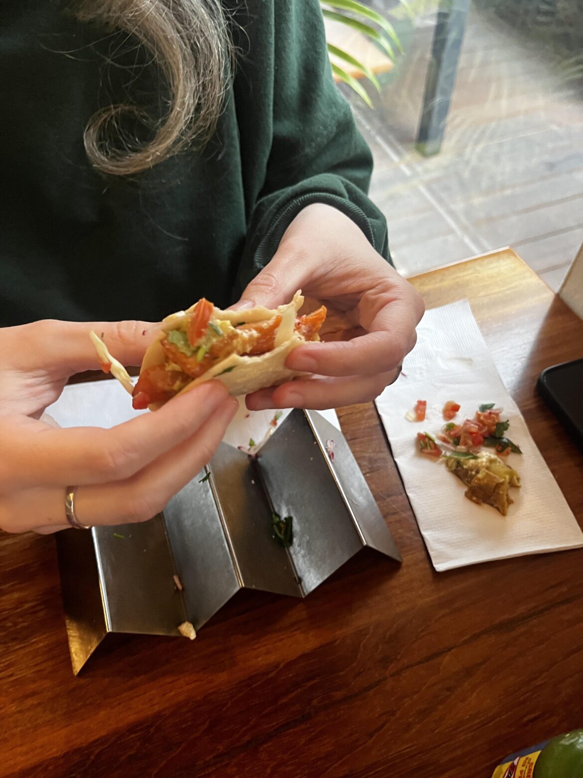 “Yea? Gonna get taco filling all over the fucking table you fucking pig??”