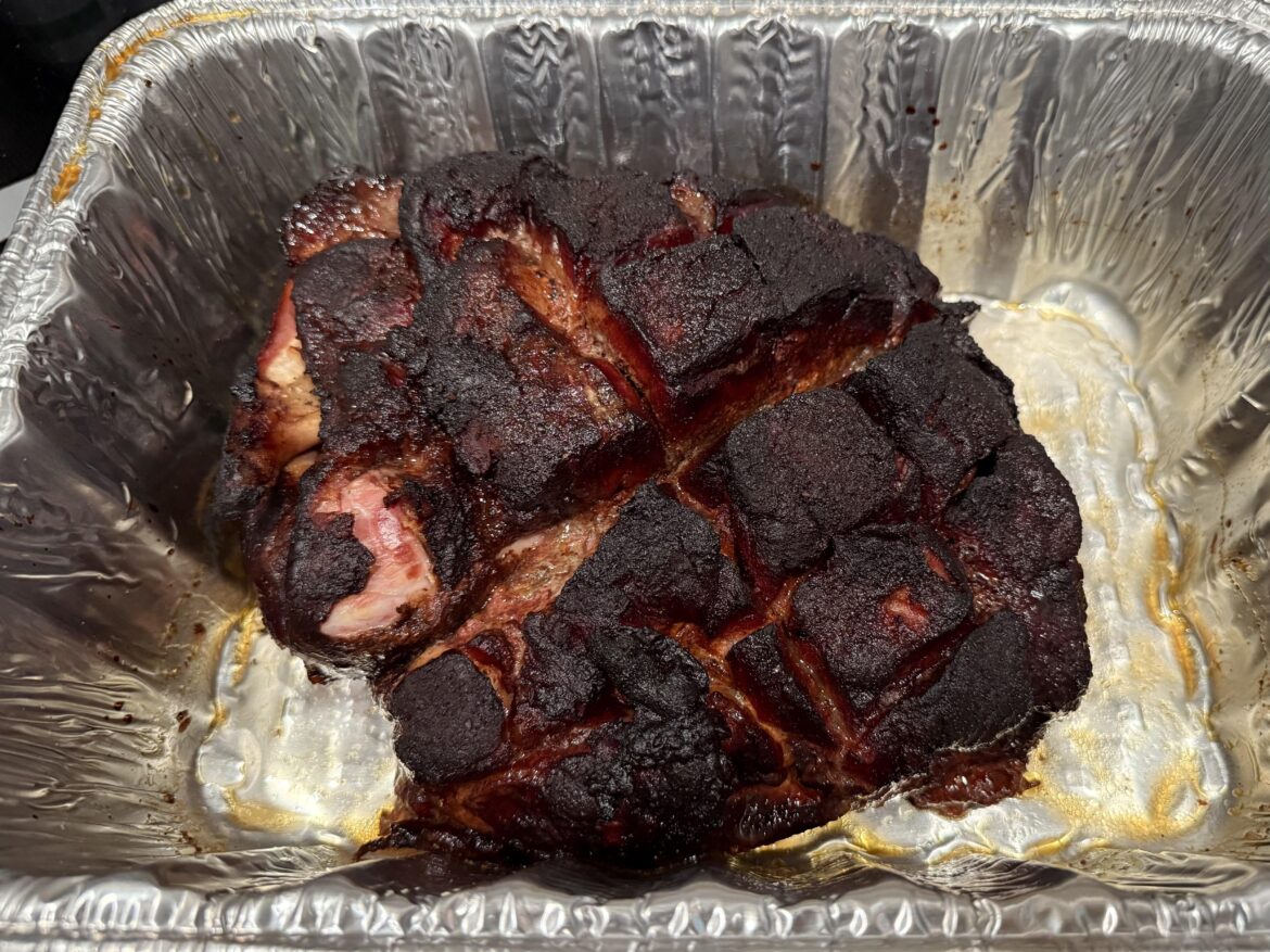 Smoked a butt on Saturday