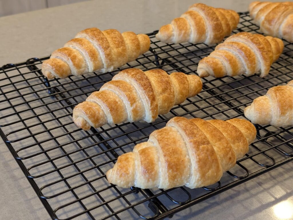 Croissants progression over 9 months Croissants progression over 9 months