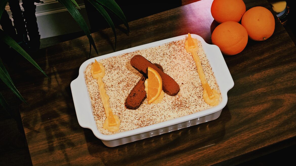 Homemade Orange Tiramisu