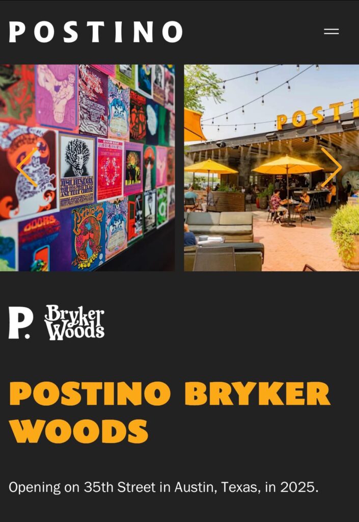 Postino Bryker Woods on 35th near MoPac