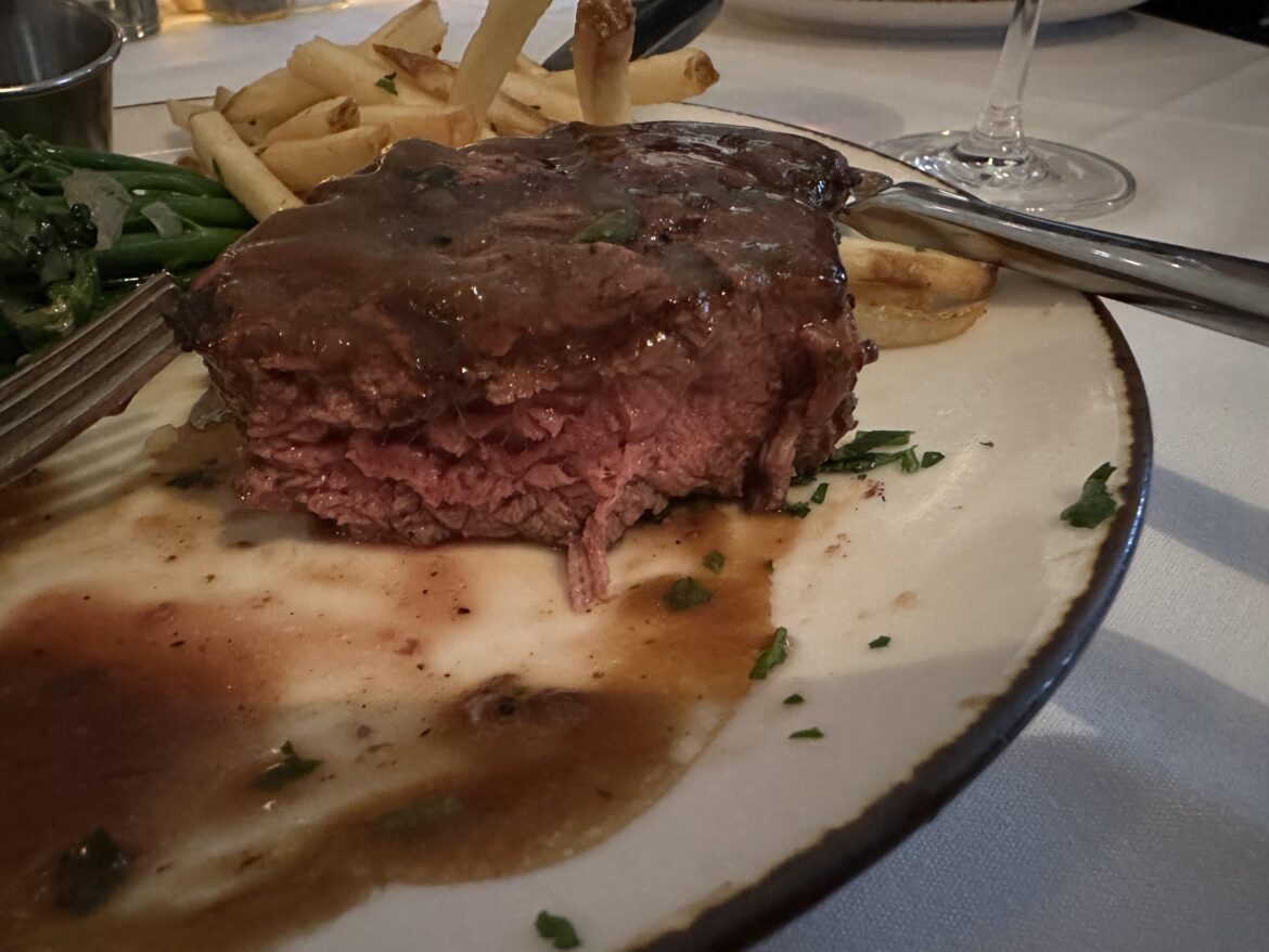 Grandma took me to a fine restaurant in LA