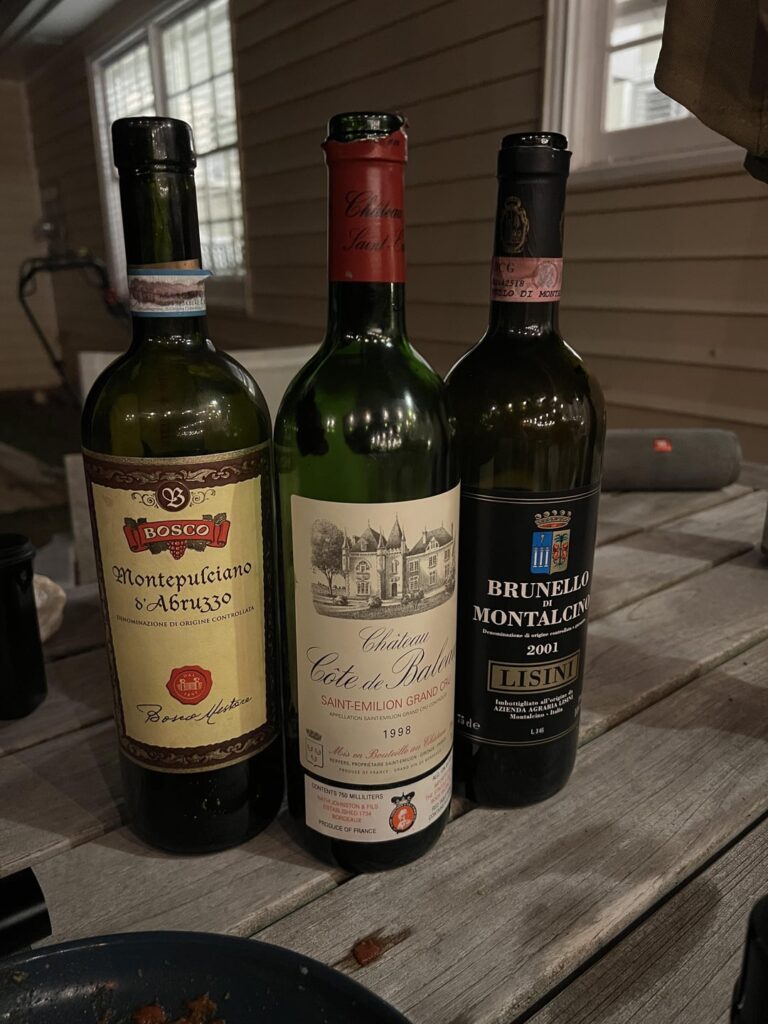 I drank these three bottles tonight with dinner w my friend