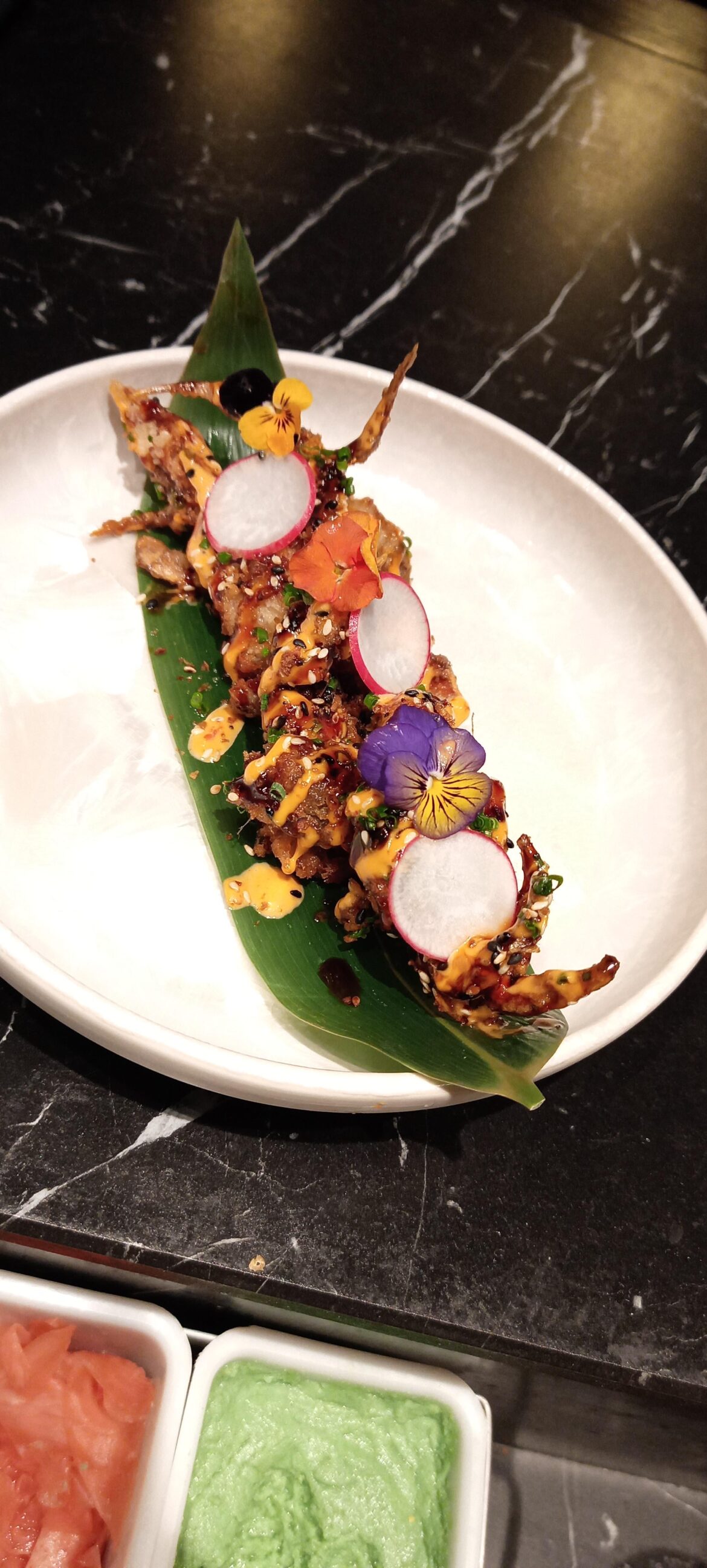 Soft Shell Crab 🦀 tempura.