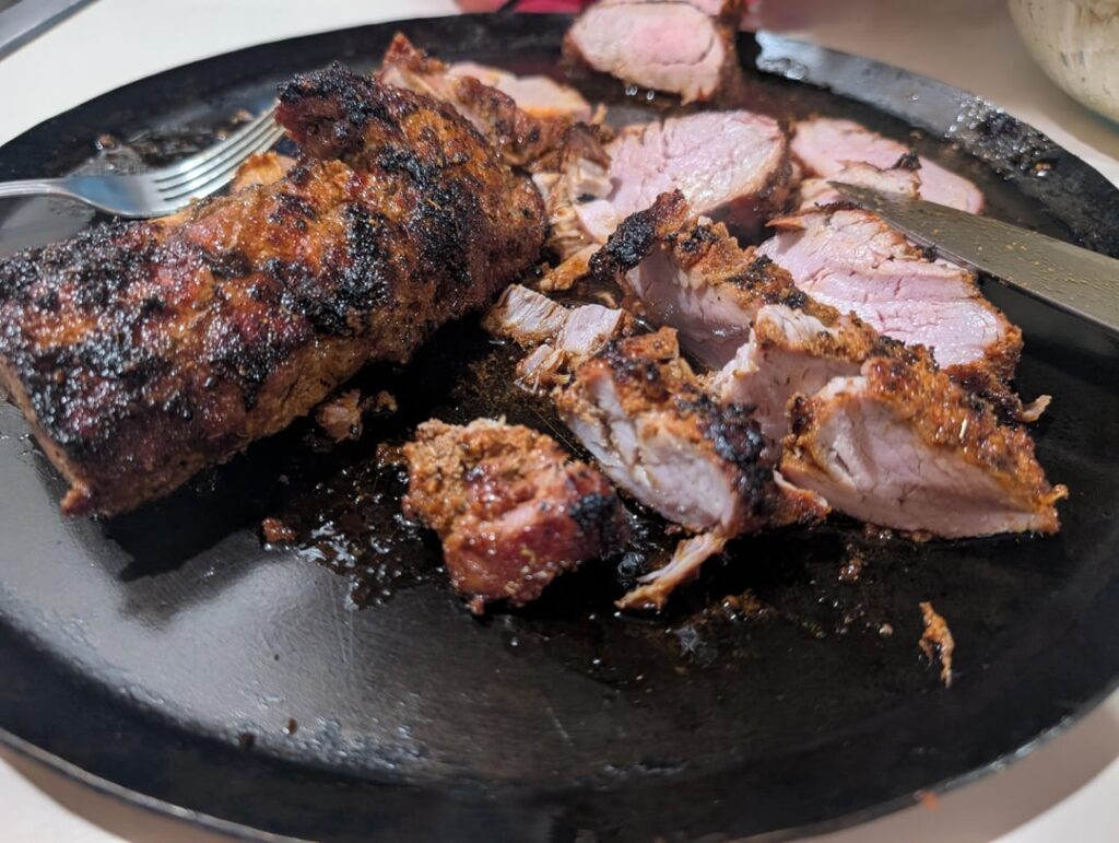 My best pork tenderloin yet.