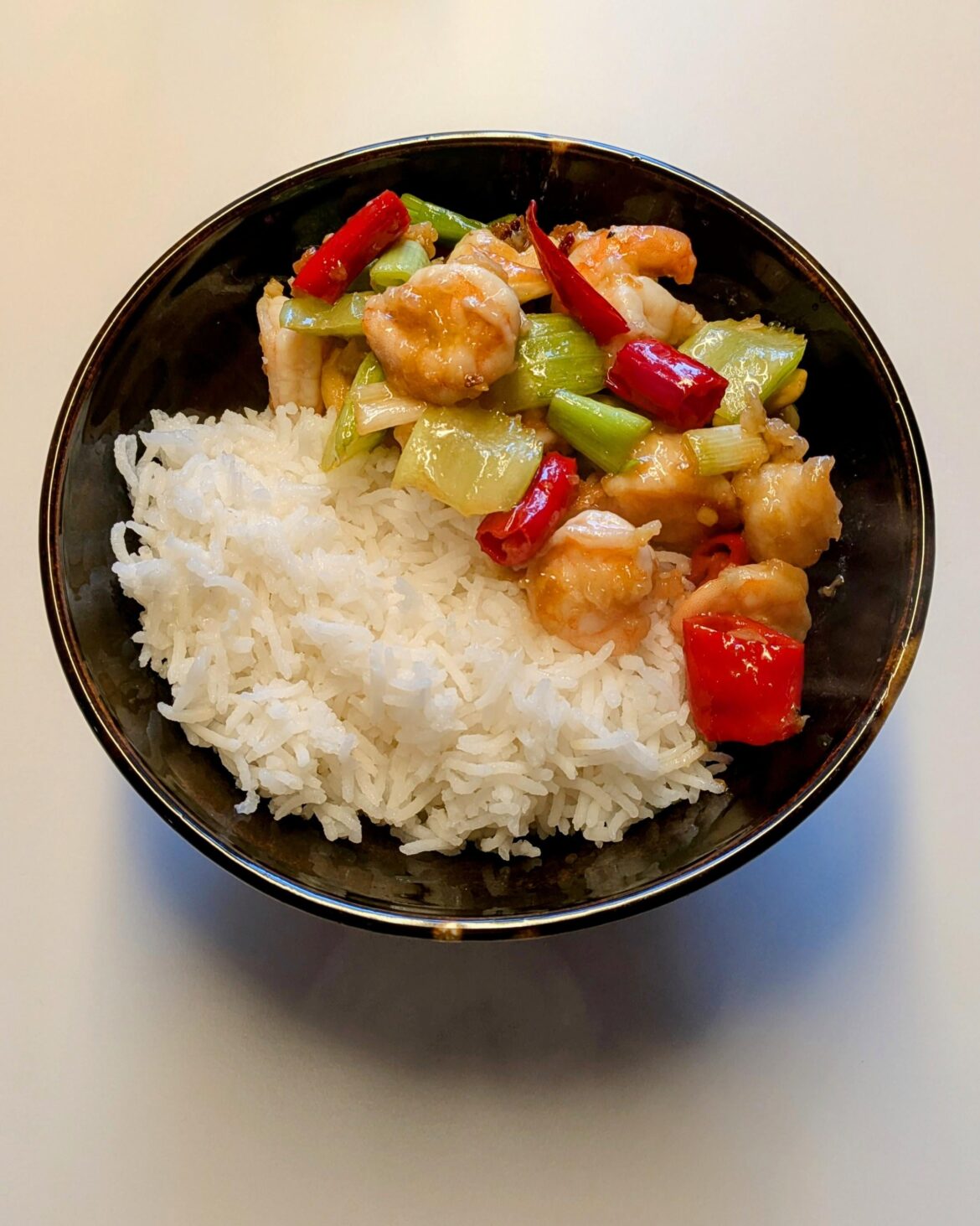 Gong Bao Shrimp 宫保虾球 from Fuschia Dunlop's 'The Food of Sichuan'