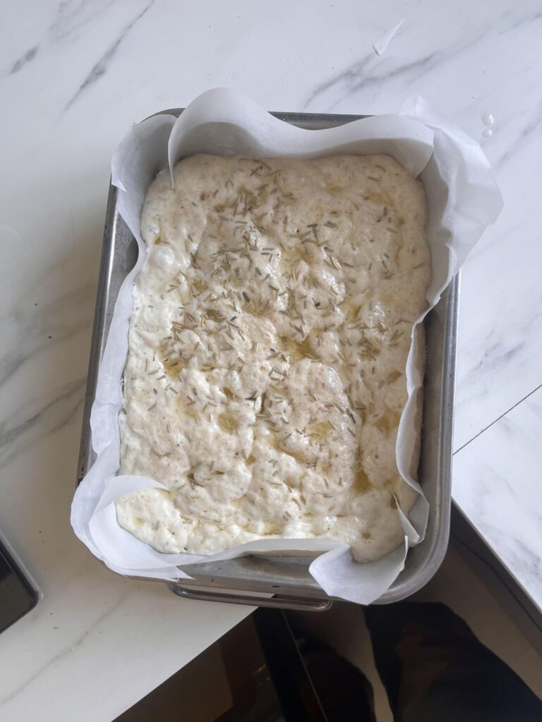 First time making foccacia :D