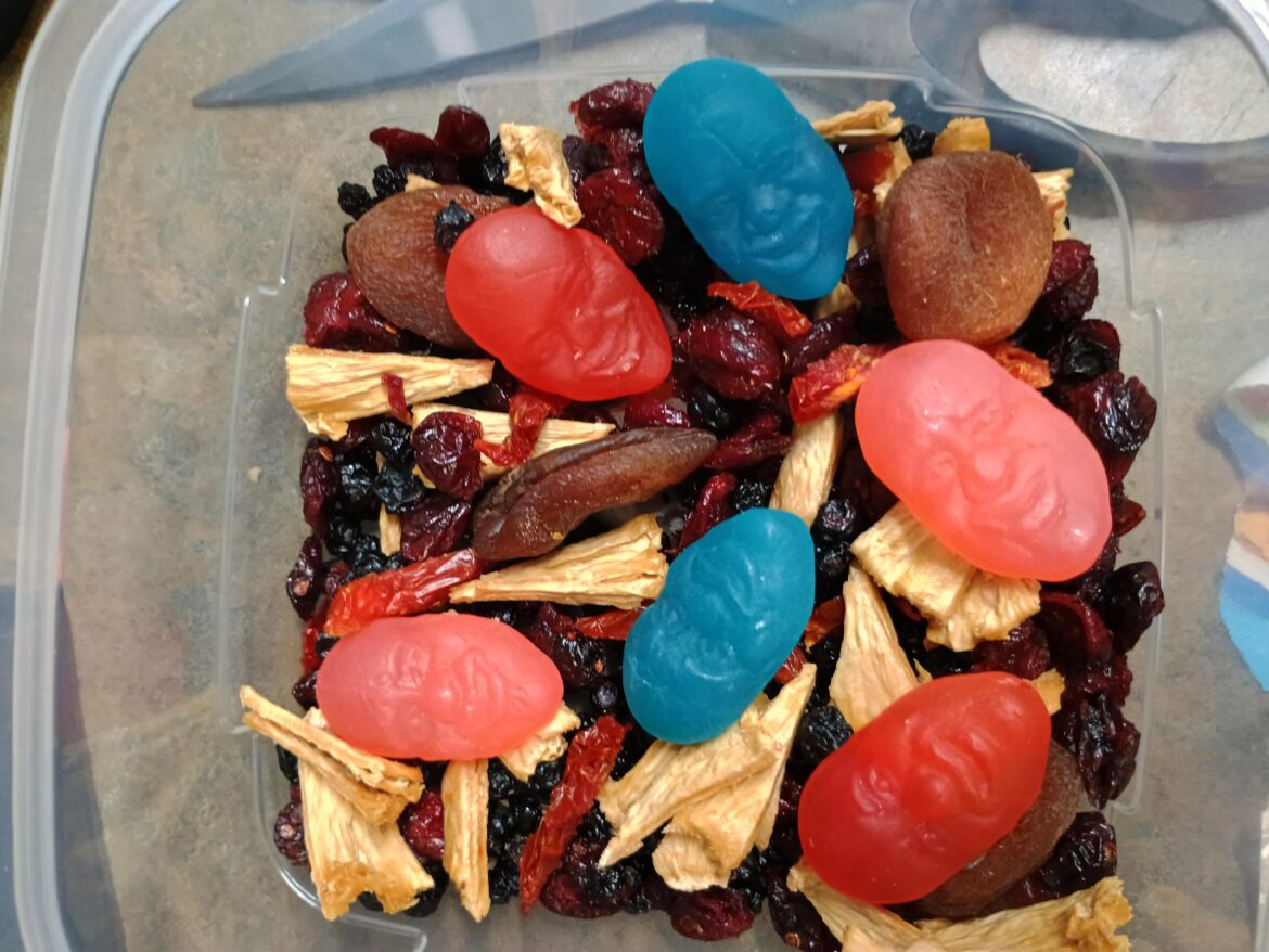 And I made my own trail mix for work